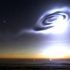 Una espiral luminosa se dejó ver y captar por algunos videoaficionados en los cielos Noruegos.