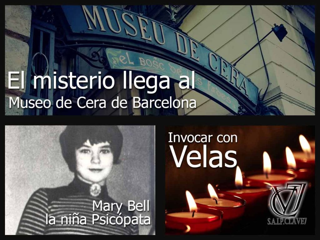 Museo de Cera de Barcelona - Mary Bell la niña psícopata - Invocación con velas