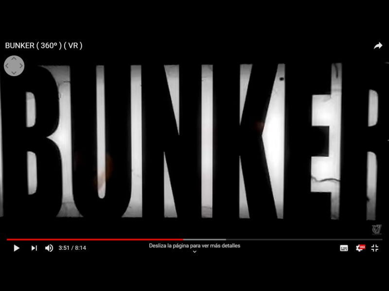 Clave7 explorando un búnker