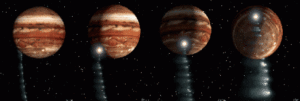 Choque del cometa en Júpiter