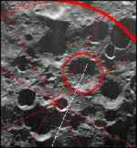 Shoemaker, el único humano enterrado en la Luna1