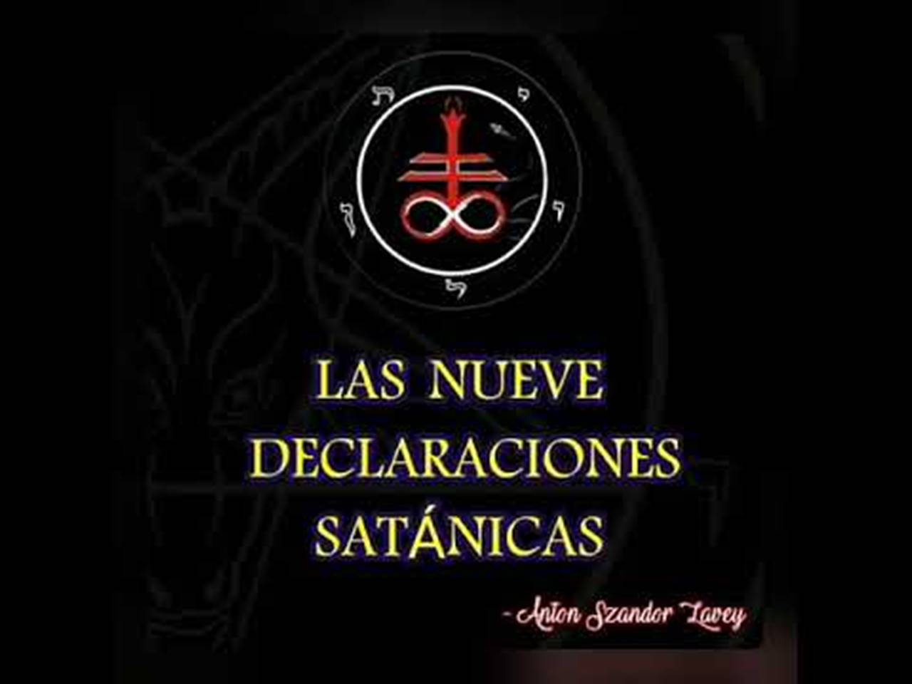 Las nueve declaraciones satánicas