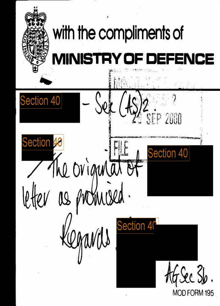 Archivos Digitalizados del Ministerio de Defensa Británico