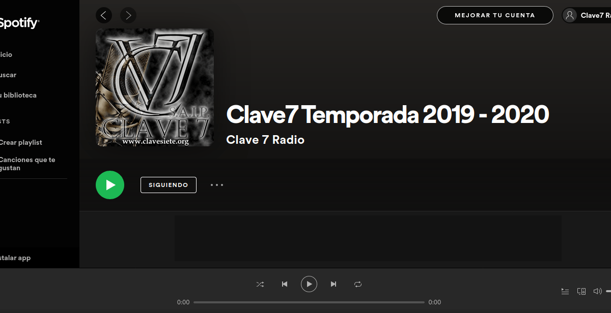 Clave7 en Spotify