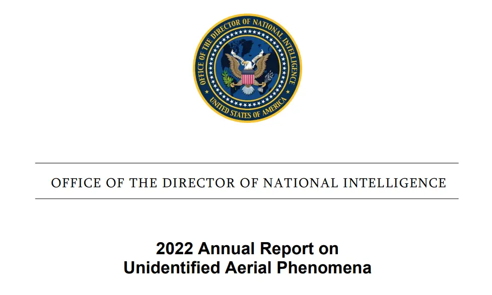 Informe Anual 2022 sobre Fenómenos Aéreos No Identificados