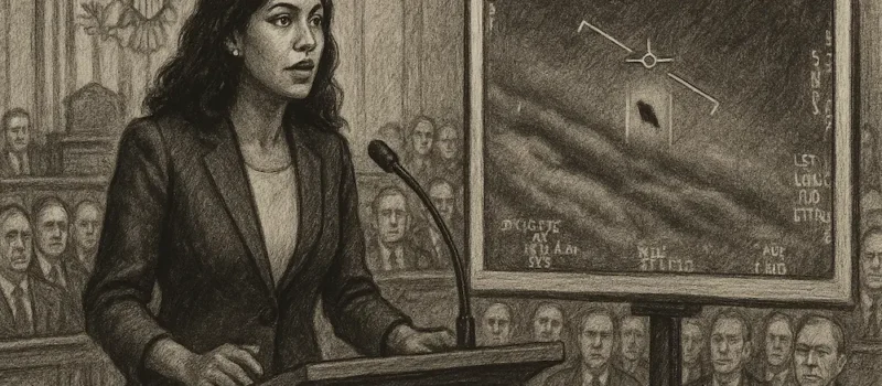 Anna Paulina Luna y los UAP: ¿prestó audiencias sobre “seres interdimensionales”?