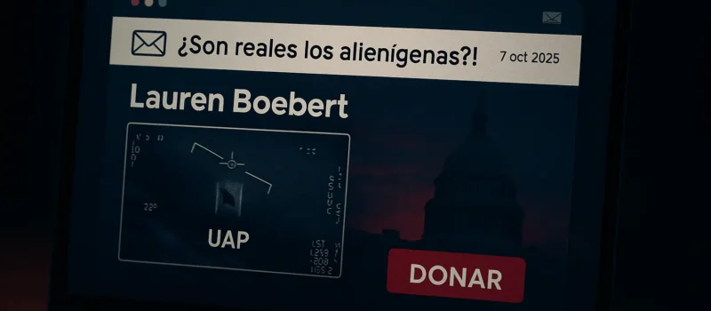 ¿OVNIs por votos? La congresista Lauren Boebert promete revelar los secretos del gobierno