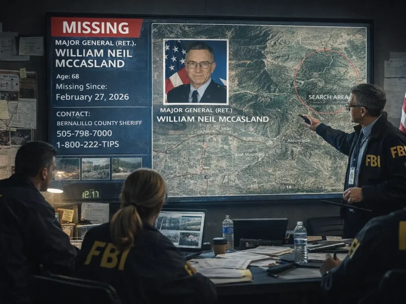Desaparición del general William Neil McCasland: entre la investigación oficial y el eco ufológico