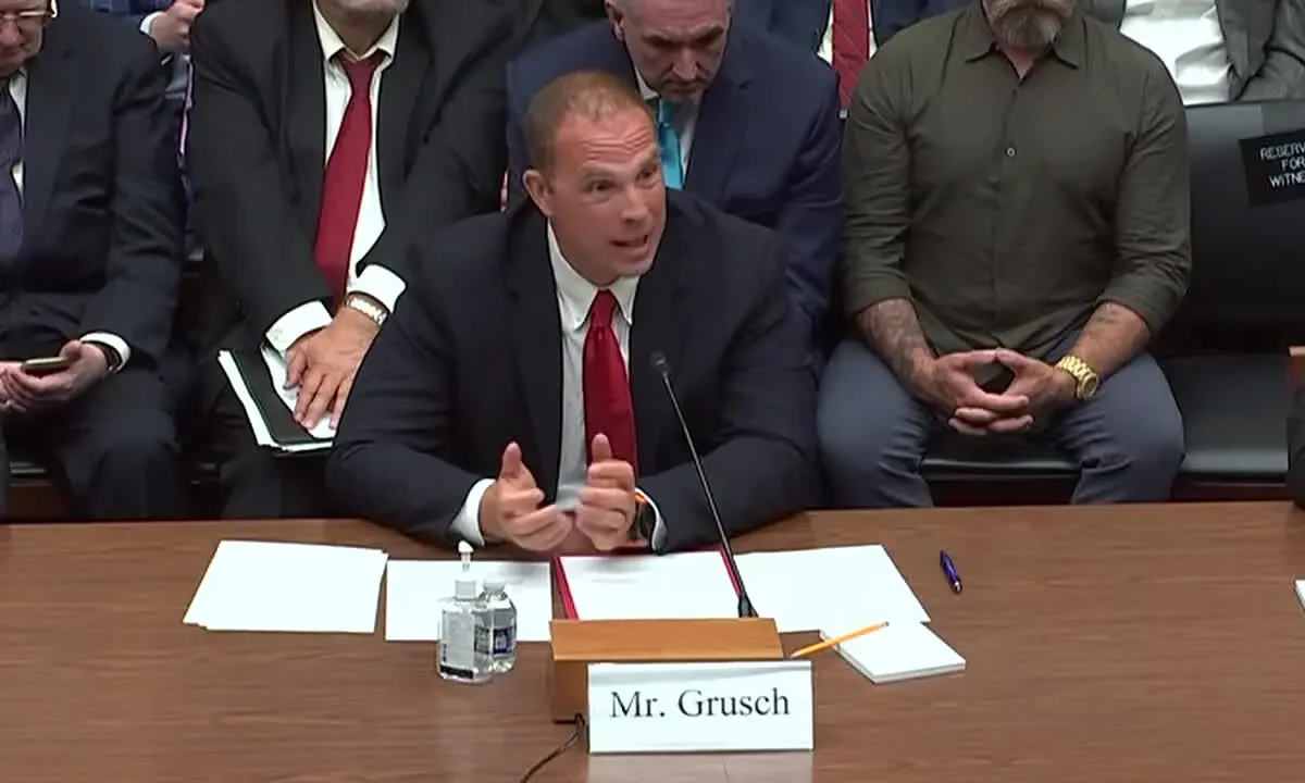 David Grusch y la audiencia UAP del Congreso