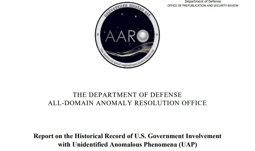 Informe AARO de marzo de 2024