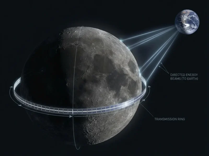 Japón quiere construir un anillo de 10.943 km alrededor de la Luna para llevar energía a la Tierra